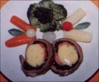 WITH SPINACH STUFFED BEEF